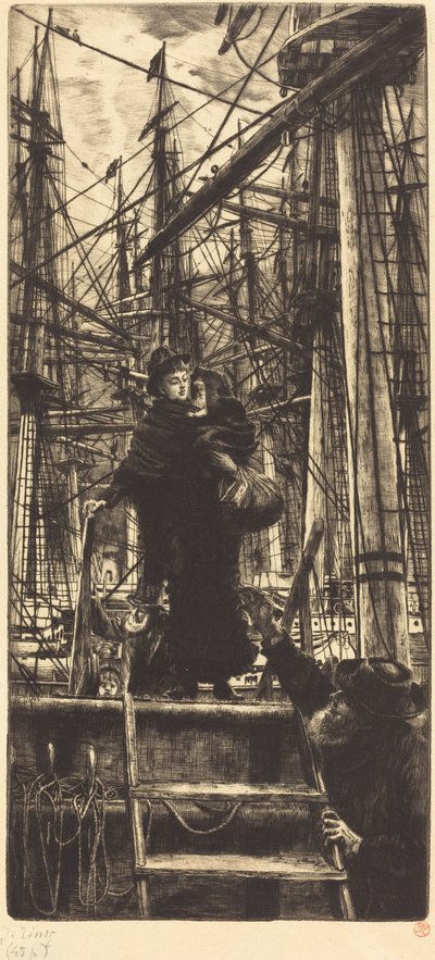 Emigranti od James Jacques Joseph Tissot