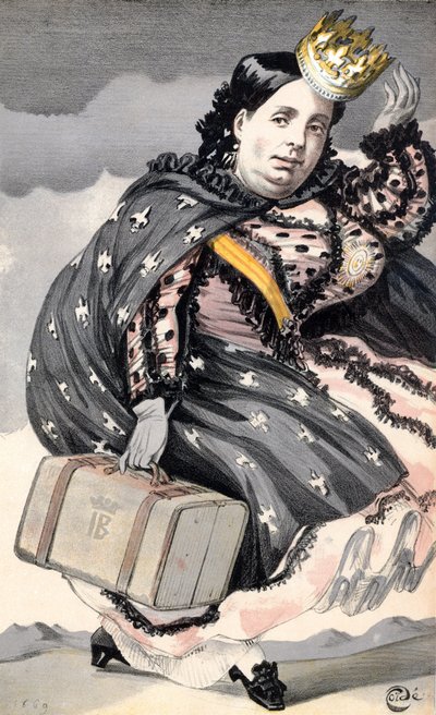 Isabella II (1830-1904) královna Španělska (1833-1870) od James Jacques Joseph Tissot