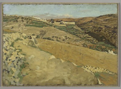 Jeruzalém a Siloam, jižní strana, ilustrace ze „Života našeho Pána Ježíše Krista“ (olej na palubě) od James Jacques Joseph Tissot