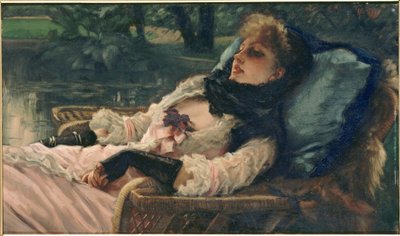 La Rêveuse Snílek aneb letní večer, c. 1876. od James Jacques Joseph Tissot