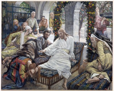 Máří Magdalena Krabice velmi vzácné masti, ilustrace pro Život Kristův, cca 1886-96 (kvaš na kartonu) od James Jacques Joseph Tissot