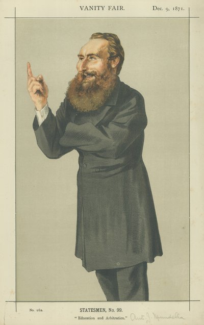 Pan Anthony John Mundella (barevné lito) od James Jacques Joseph Tissot