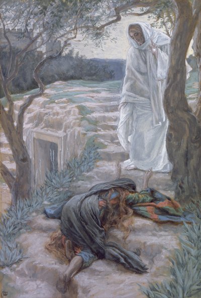 Noli Me Tangere, ilustrace pro The Life of Christ, c.1884-96 (wc & kvaš na kartonu) od James Jacques Joseph Tissot