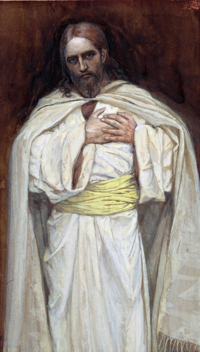 Náš Pán Ježíš Kristus, ilustrace pro The Life of Christ, c.1886-94 (wc & kvaš na kartonu) od James Jacques Joseph Tissot