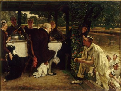 Podobenství o marnotratném synovi: Vykrmené tele, 1880. od James Jacques Joseph Tissot