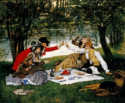 Část náměstí, 1870 od James Jacques Joseph Tissot