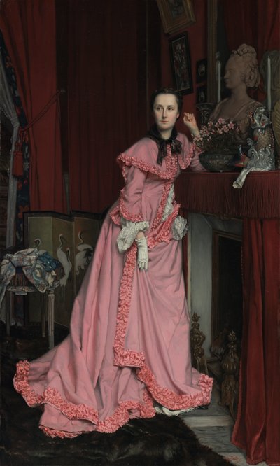 Portrét markýzy de Miramon, rozené Thérèse Feuillant od James Jacques Joseph Tissot