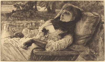 letní večer od James Jacques Joseph Tissot
