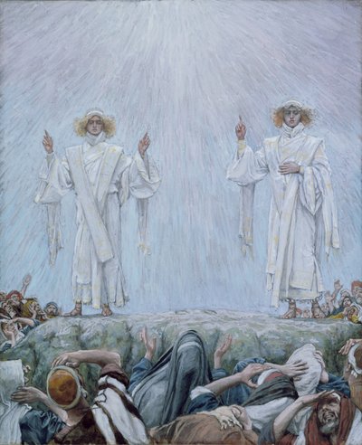 Nanebevstoupení, ilustrace pro The Life of Christ, c.1884-96 (wc & kvaš na kartonu) od James Jacques Joseph Tissot