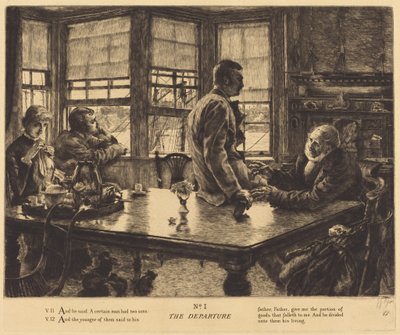 Odjezd od James Jacques Joseph Tissot