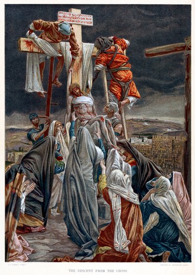Sestup z kříže, c1890 od James Jacques Joseph Tissot
