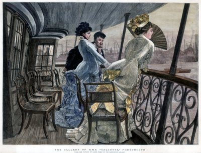 Galerie HM Kalkaty, Portsmouth, c1850-1900. od James Jacques Joseph Tissot