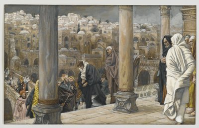 Pohané žádají vidět Ježíše, ilustrace ze Života našeho Pána Ježíše Krista, 1886-94 (wc přes grafit na papíře) od James Jacques Joseph Tissot