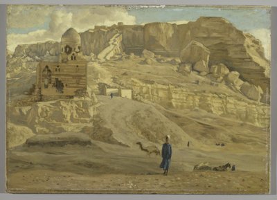 Mokattam z citadely v Káhiře, ilustrace ze Života našeho Pána Ježíše Krista od James Jacques Joseph Tissot