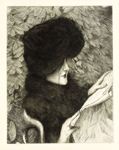 Noviny, 1883 od James Jacques Joseph Tissot