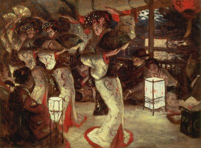 Marnotratný syn v moderním životě: V cizím podnebí, kolem roku 1882 (přípravný náčrt) od James Jacques Joseph Tissot