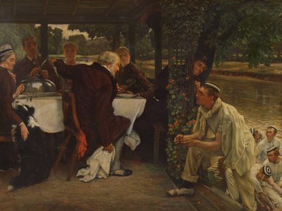 Marnotratný syn v moderním životě: Vykrmené tele, 1880 od James Jacques Joseph Tissot