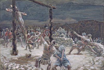 Vzkříšení kříže, ilustrace pro The Life of Christ, c.1886-94 (wc & kvaš na kartonu) od James Jacques Joseph Tissot