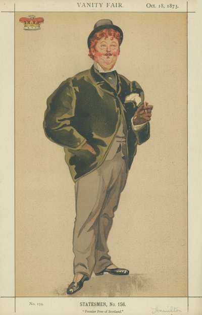 William Alexander Louis Stephen Hamilton-Douglas, vévoda z Hamiltonu od James Jacques Joseph Tissot