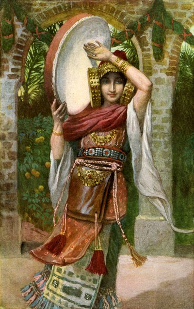 Jeftova dcera od J James Tissot - Bible od James Jacques Joseph after Tissot