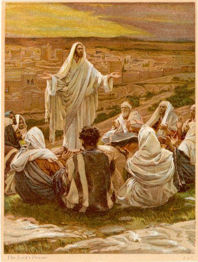 Modlitba Páně - Svatý Lukáš, Kapitola 11 - Bible od James Jacques Joseph after Tissot