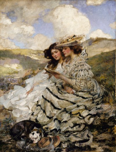 Na dunách (Lady Shannon a Kitty) od James Jebusa Shannon