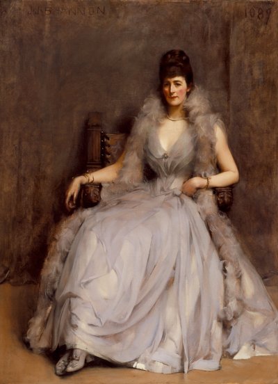 Portrét Cecilia Tower, 1889 od James Jebusa Shannon