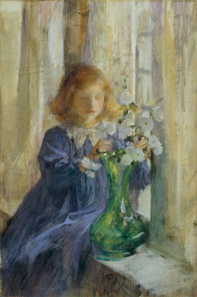 "Zelená váza", 1882-1923 od James Jebusa Shannon