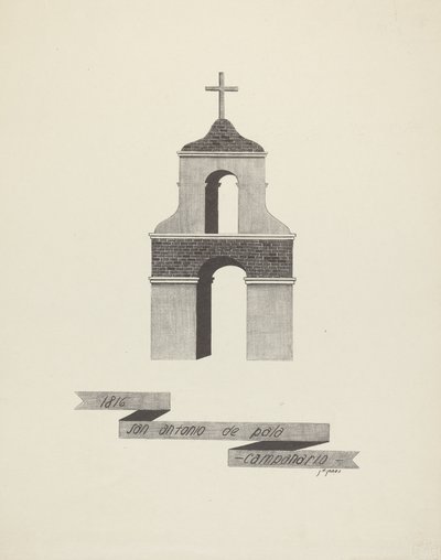 San Antonio de Pala – zvonice od James Jones