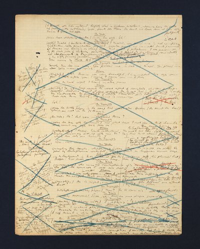Rukopis autogramu epizody „Circe“ z Ulysses, Paříž, červenec – prosinec 1920 (pero a inkoust a tužka na papíře) (viz také 490419) od James Joyce