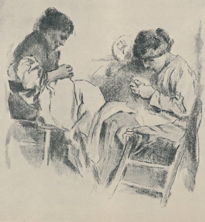 Španělské švadleny, 1919 od James Kerr Lawson