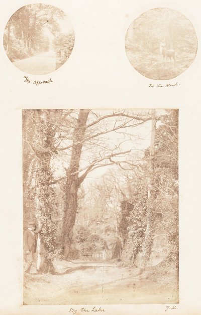 Přístup, v lese, u jezera, 1853-56. od James Knight