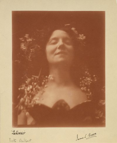 "The Desire": portrét Yvette Guilbert, 1896 od James L. Breese