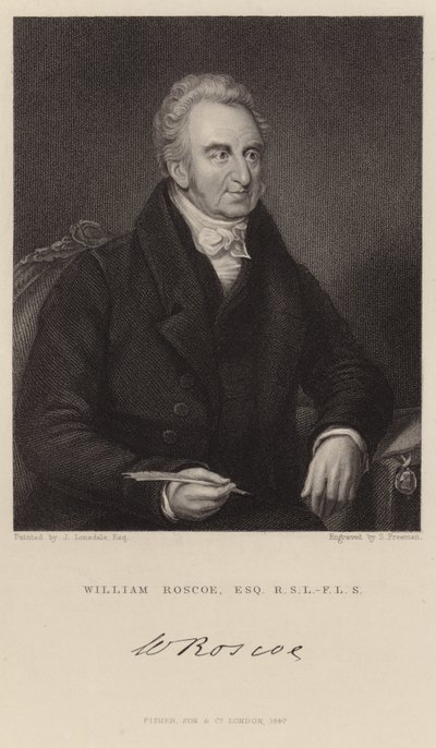 Portrét Williama Roscoe od James Lonsdale