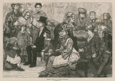 Madame Tussaud & Sons: Prázdniny na výstavě voskových figurín (rytina) od James Macbeth