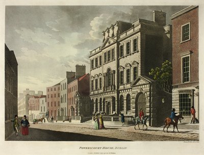Powerscourt House, Dublin od James Malton