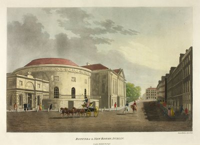 Rotunda a nové pokoje - Dublin od James Malton