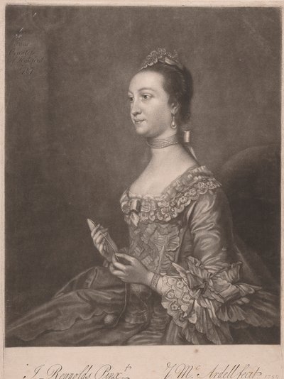 Jane hraběnka z Hyndfordu od James McArdell