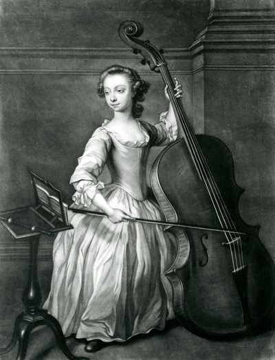 Portrét Benjamina Halletta (mezzotinta) od James McArdell