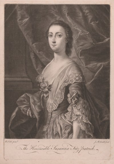 Ctihodná Susanna Fitzpatrick od James McArdell