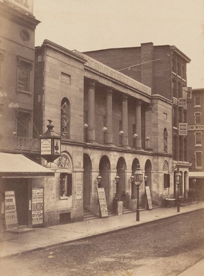 Chestnut Street Theatre, Philadelphia od James McClees