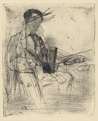 [76] Dojmy ze zrušených desek od Whistlera - Ross Winans. od James Abbott McNeill Whistler