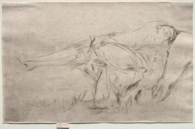 Dítě na gauči, č. 2 od James McNeill Whistler