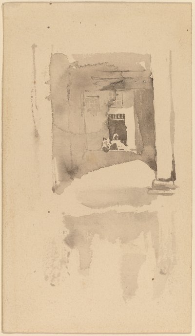 Brána v Ajacciu od James Abbott McNeill Whistler