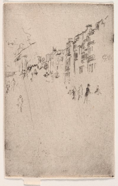 Fragment Piccadilly od James McNeill Whistler