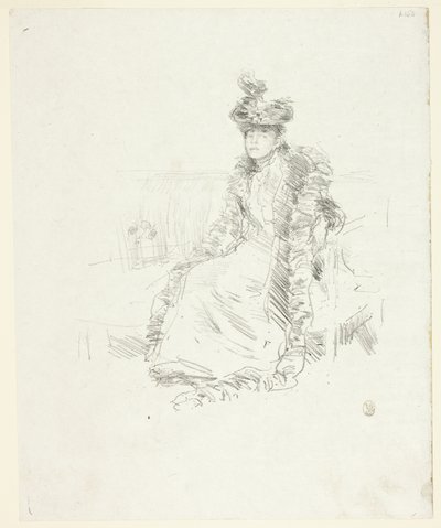 Sedící dáma od James Abbott McNeill Whistler