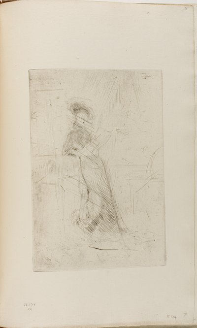 Dáma u okna od James Abbott McNeill Whistler