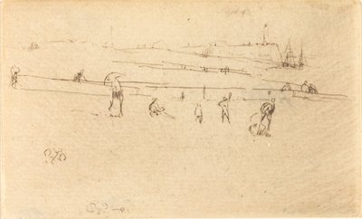 Skica v Dieppe od James Abbott McNeill Whistler
