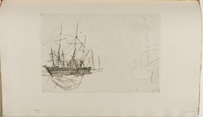 Náčrt přepravy od James Abbott McNeill Whistler