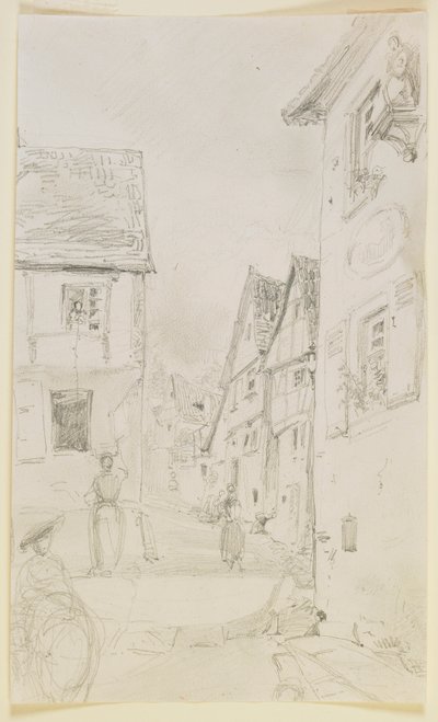Pouliční scéna od James Abbott McNeill Whistler